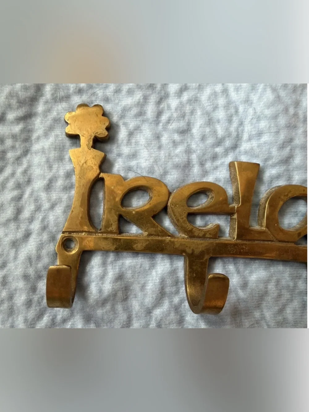 Ireland brass key holder